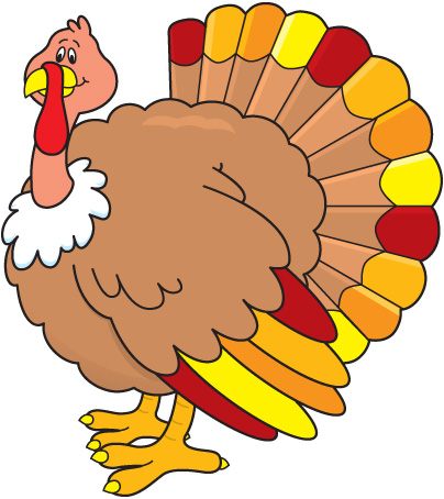 Vector turkey clipart for thanksgiving day royalty free cliparts