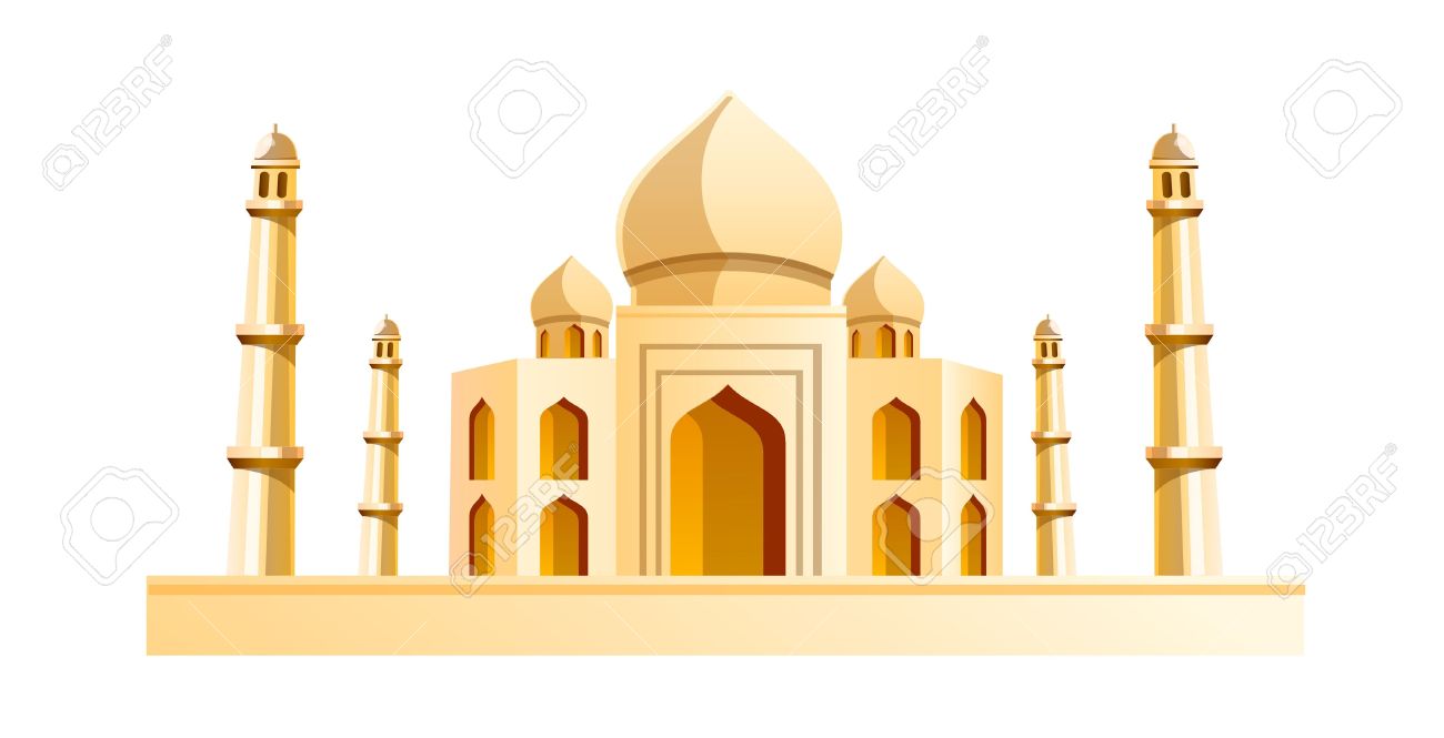 Vector - vector icon Taj Mahal