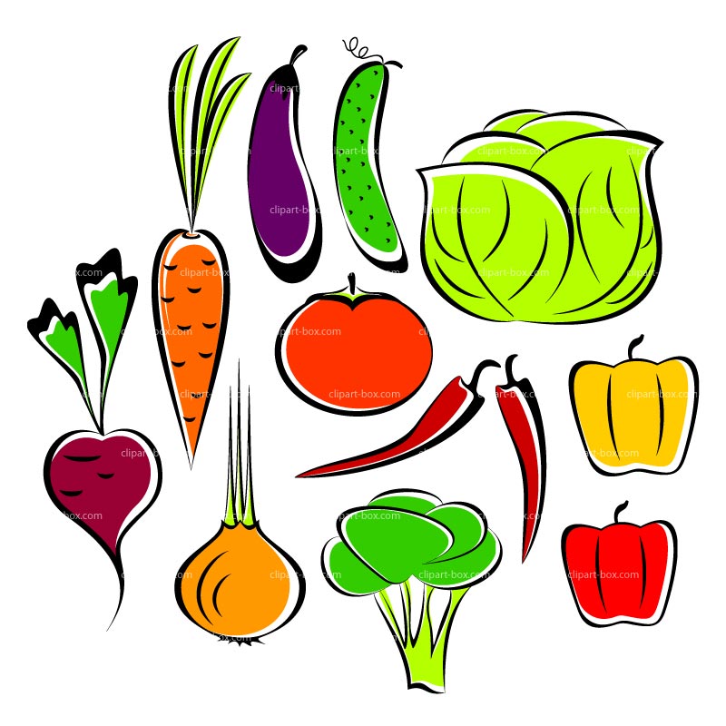 Vegetable Clip Art - Clipart Of Vegetables