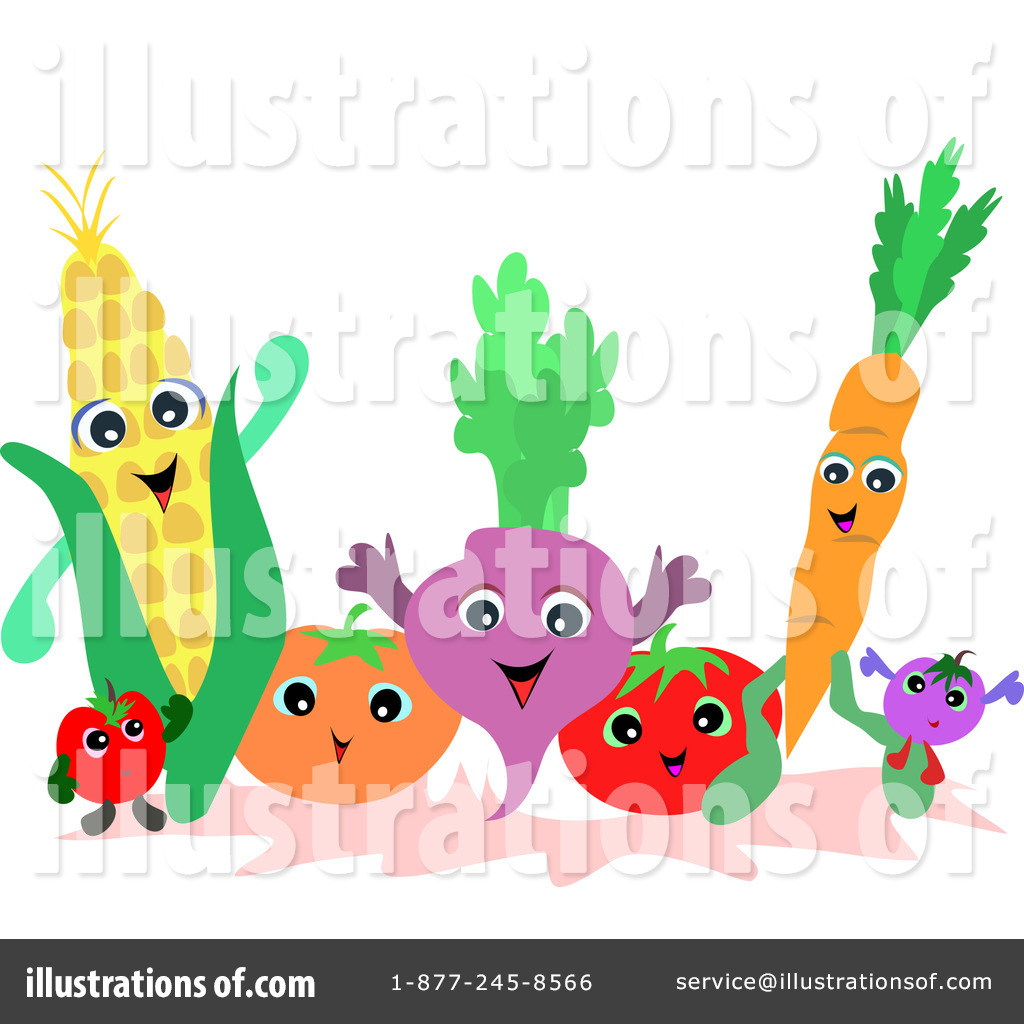 Royalty-Free (RF) Veggies Clipart Illustration #64622 by bpearth
