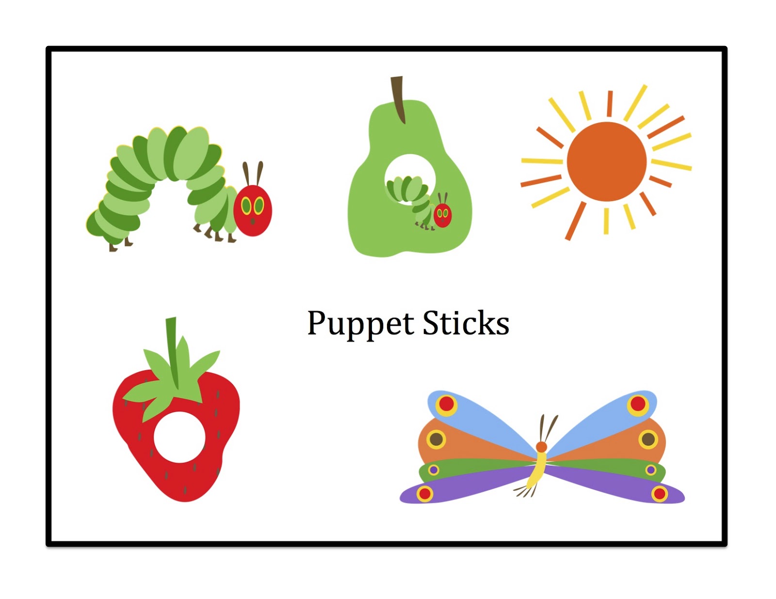 very hungry caterpillar clipart