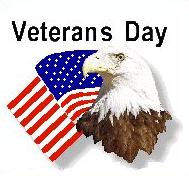 Veterans Day Eagle and Flag