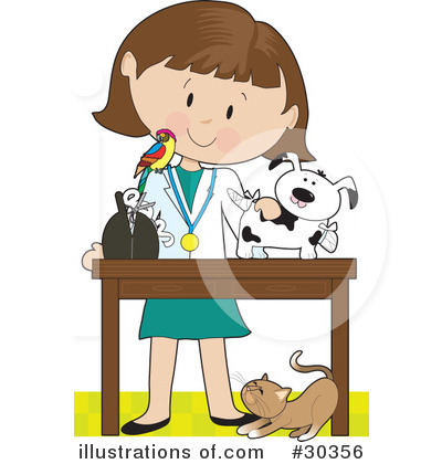 Veterinarian Clipart 30356 By Maria Bell Royalty Free Rf Stock