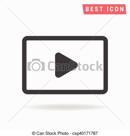 Video Icon Vector, Video Icon Eps