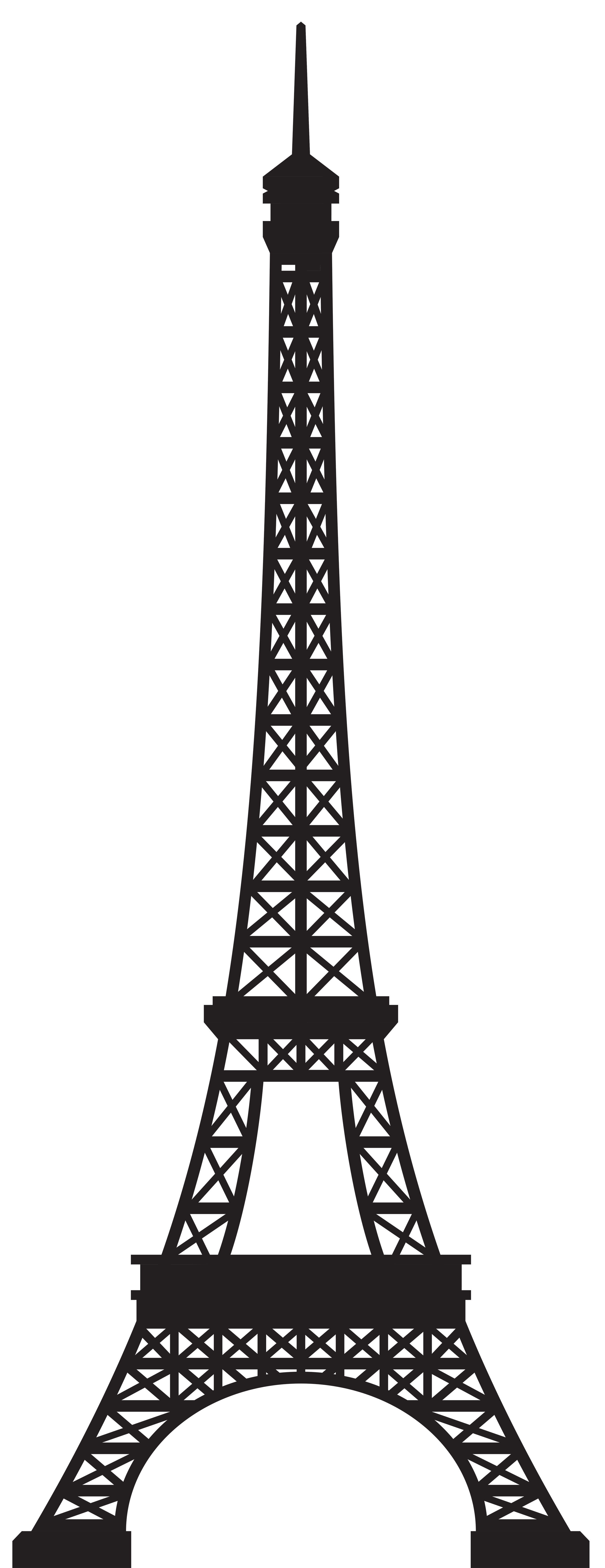 View full size - Eiffel Tower Clip Art