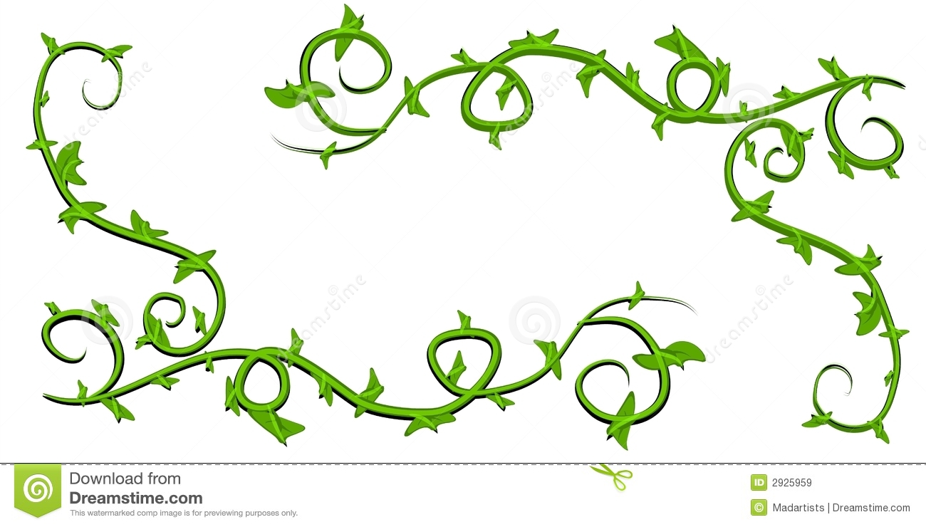 Green Vines Clip Art - Galler