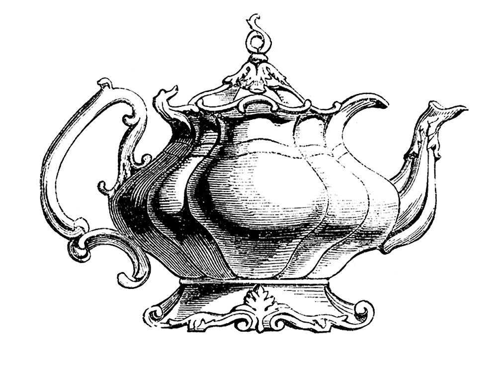 Vintage Clip Art u2013 Best Teapot Ever!