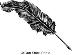 Feather pen clip art free vec