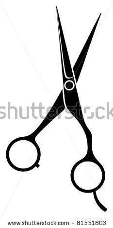 Vintage Hair Scissors Clip Ar - Hair Scissors Clip Art