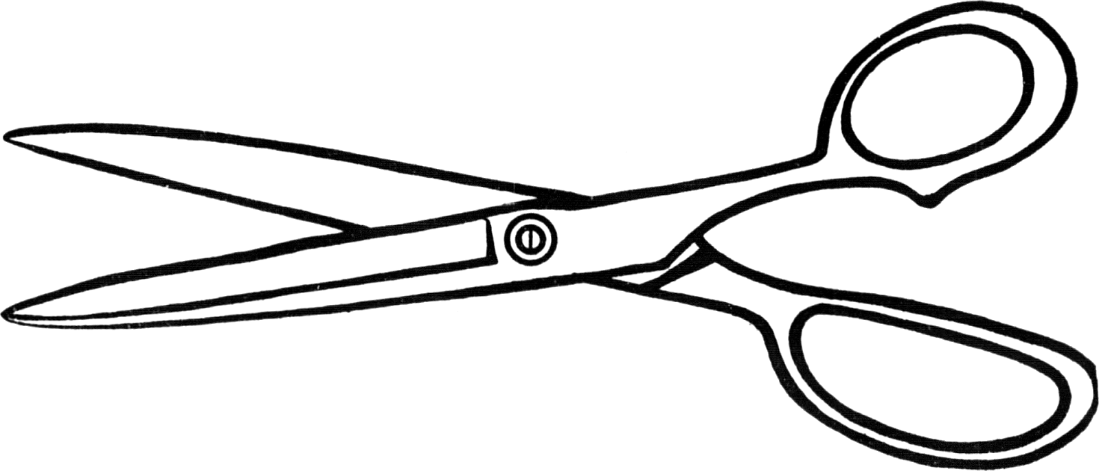 Vintage hair scissors clipart - Hair Scissors Clip Art