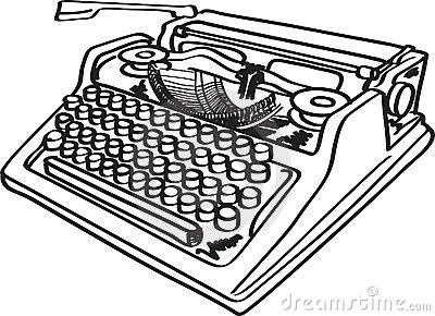 vintage typewriter clip art . 88c7236adc91fec4e0e181b5da947f .