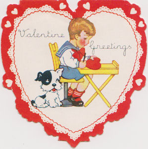 Free Vintage Valentine Hearts