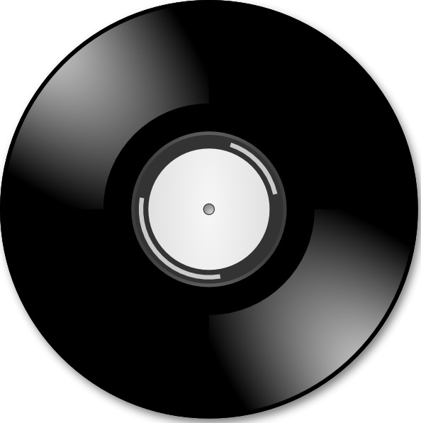 Vinyl Disc Record clip art