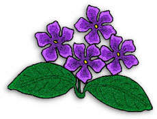 Violets Clip Art. Free . - Violet Clip Art