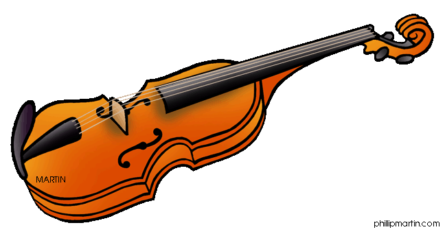 violin: Cartoon Illustration 