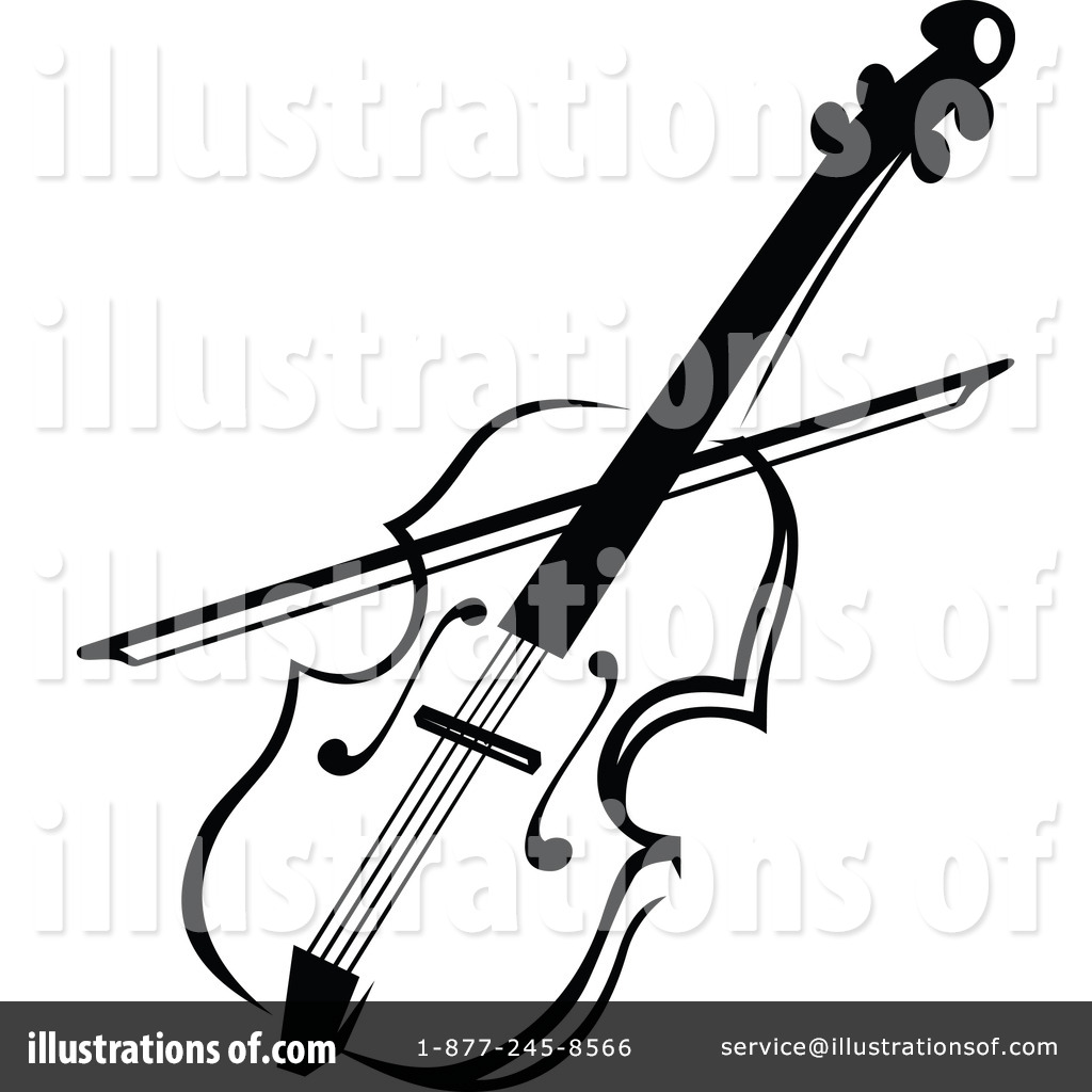 Royalty-Free (RF) Violin Clipart Illustration by Vector Tradition SM -  Stock Sample