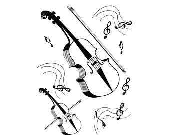 Violin, Violin SVG, SVG, Fiddle SVG, Cricut, Silhouette Cameo, ScanNCut