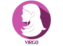 astrology-sign-virgo-black-wh - Virgo Clipart