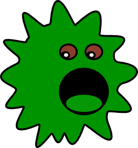 Green Virus Clip Art