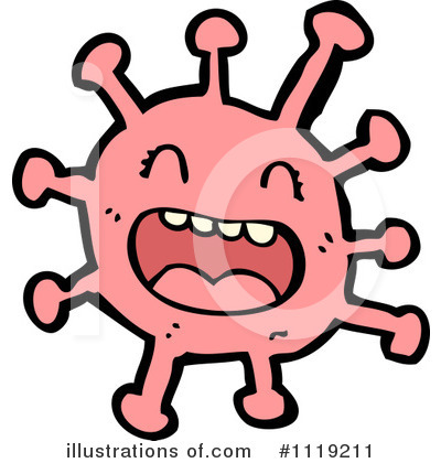 Royalty-Free (RF) Virus Clipart Illustration #1119211 by lineartestpilot