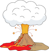 volcano blast with lava. Size: 78 Kb From: Geography