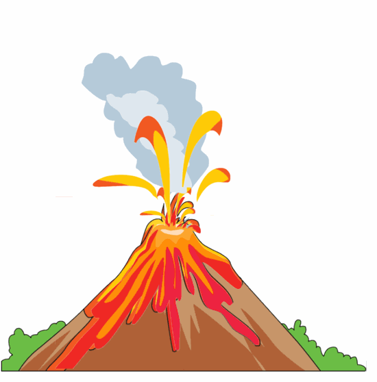 Volcano clip art free free cl