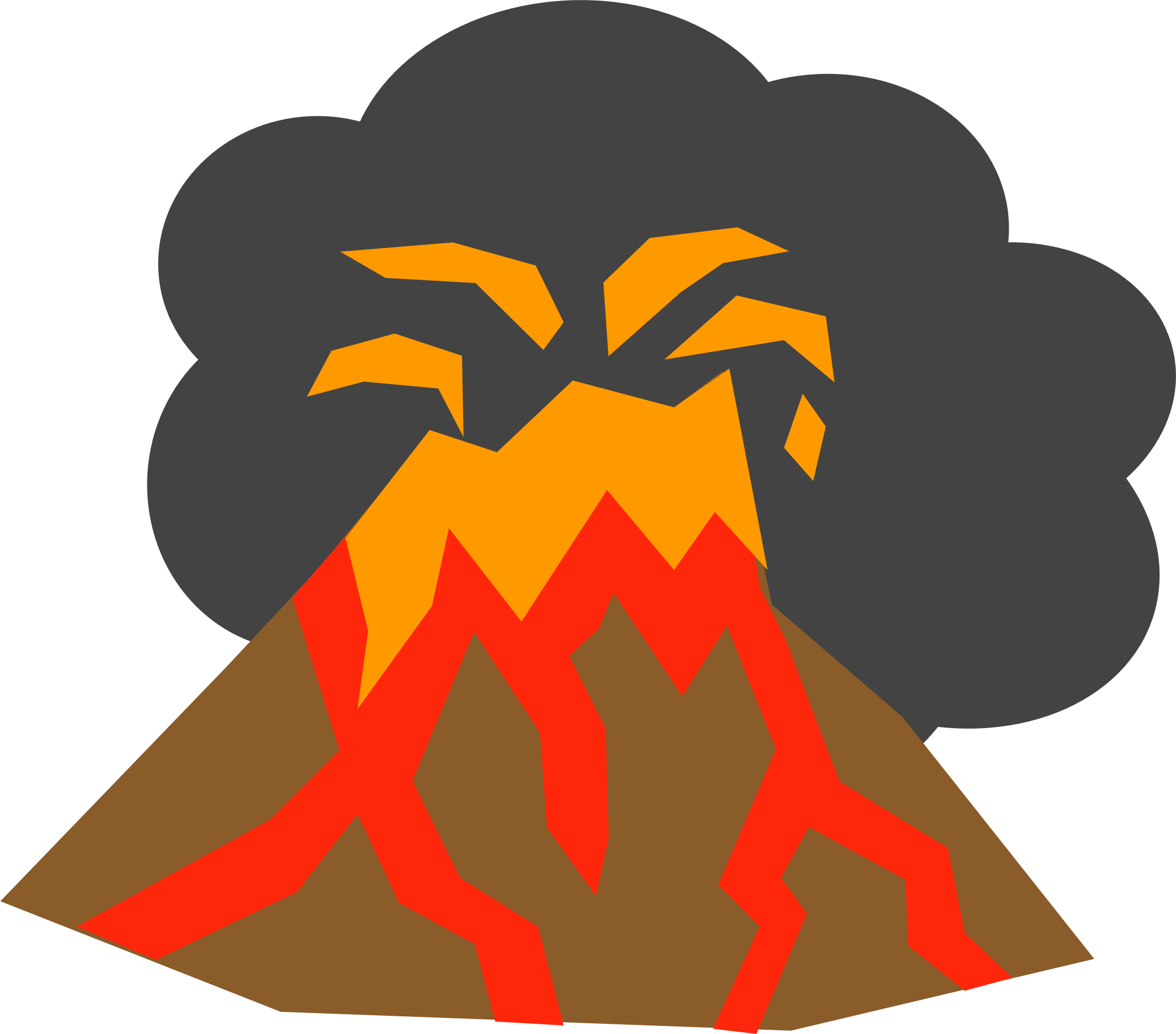 Volcano Clipart