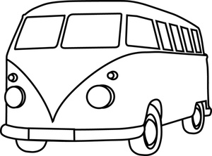 Volkswagen Bus Clipart Image