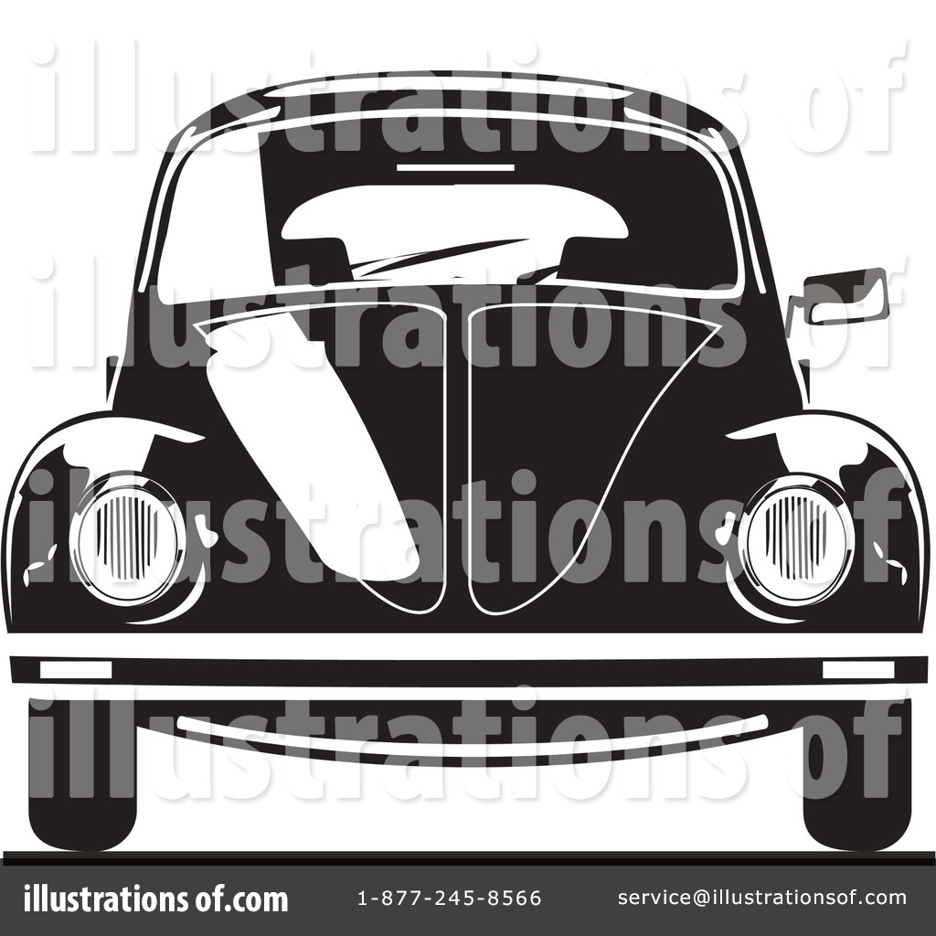 Royalty-Free (RF) Volkswagen Clipart Illustration #26478 by David Rey