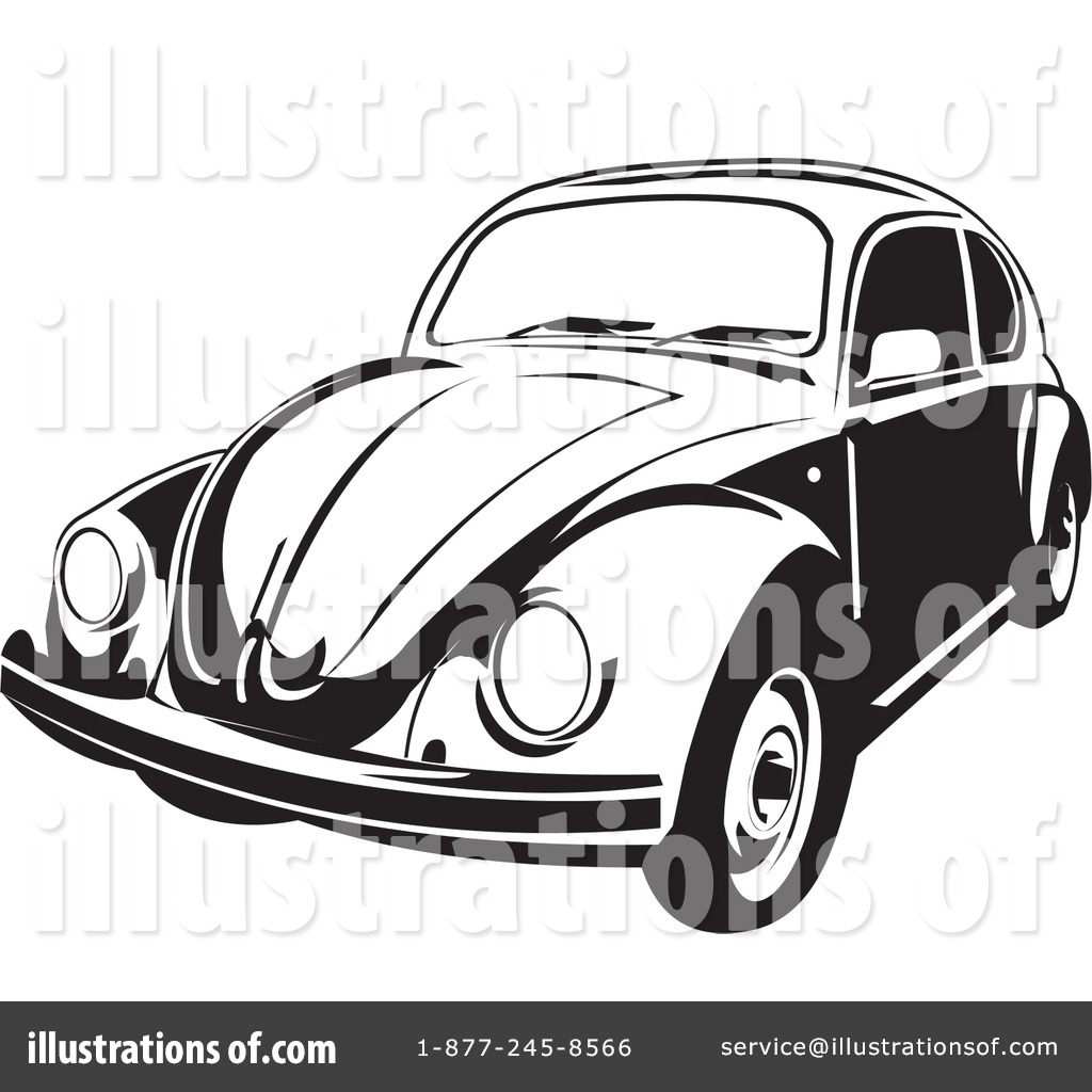 Royalty-Free (RF) Volkswagen Clipart Illustration #26483 by David Rey