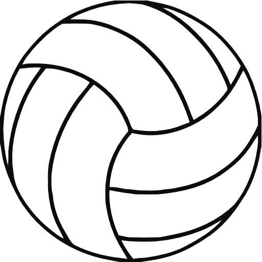 Volleyball clip art shapes cw - Clip Art Volleyball