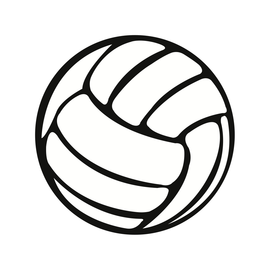 ... Volleyball with Fun Text 