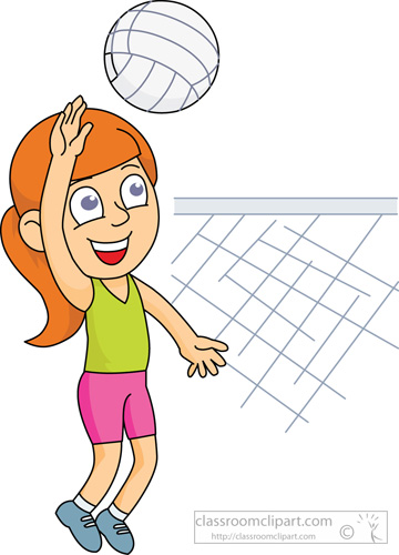 Blue volleyball clip art free