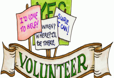 Volunteer cartoon