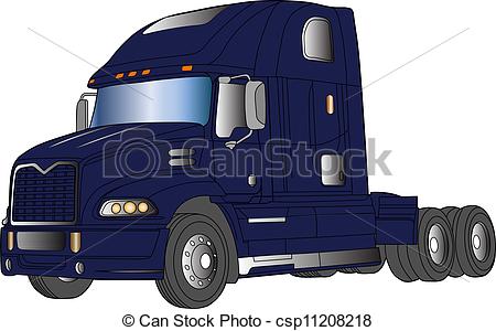 Volvo Truck Vector Image