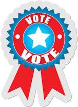 Vote Sticker Clipart Without  - Vote Clipart
