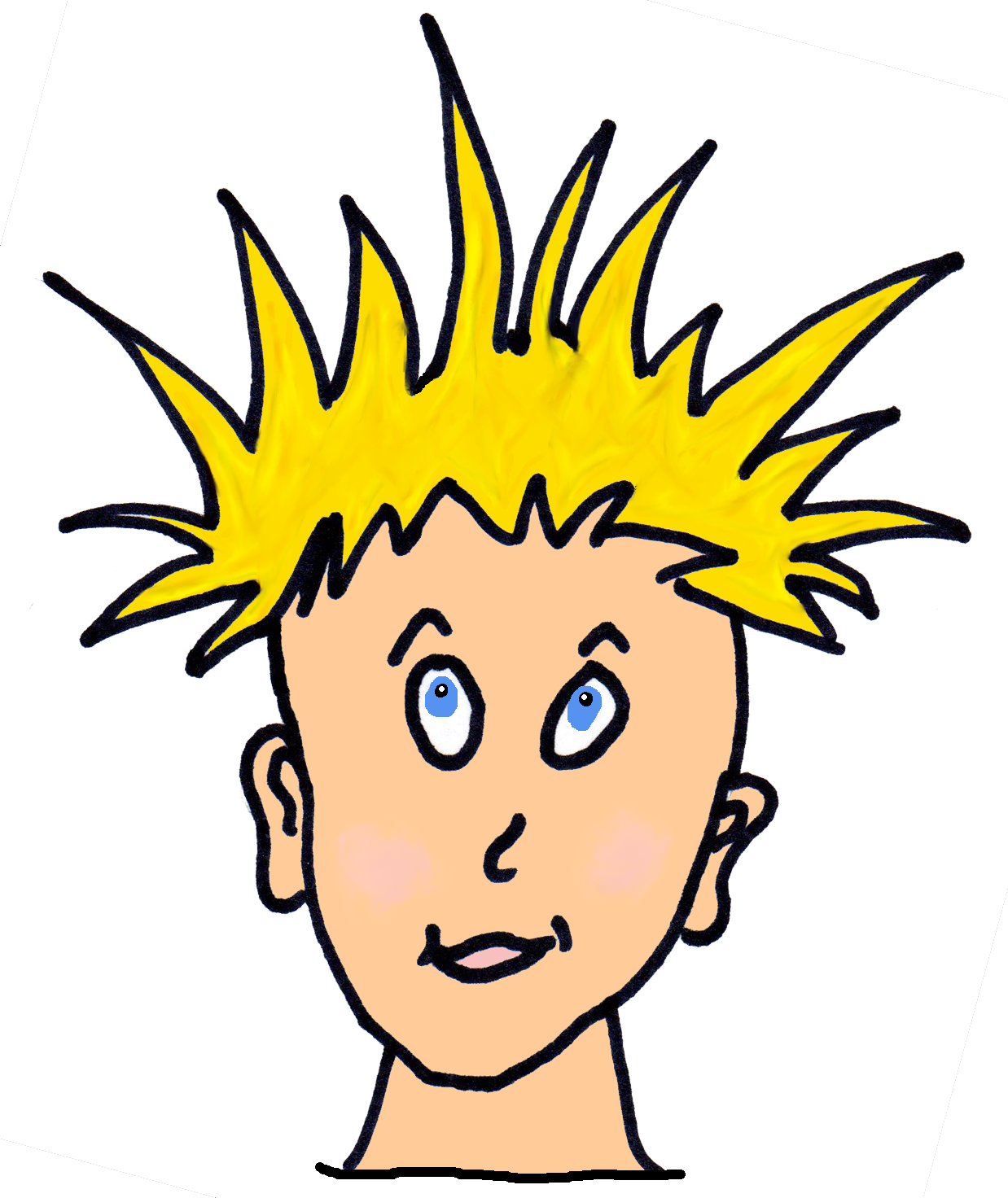 Crazy Hairstyles Clipart