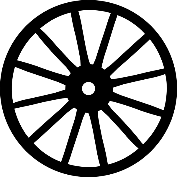 Wheel Showing Parts Clipart E