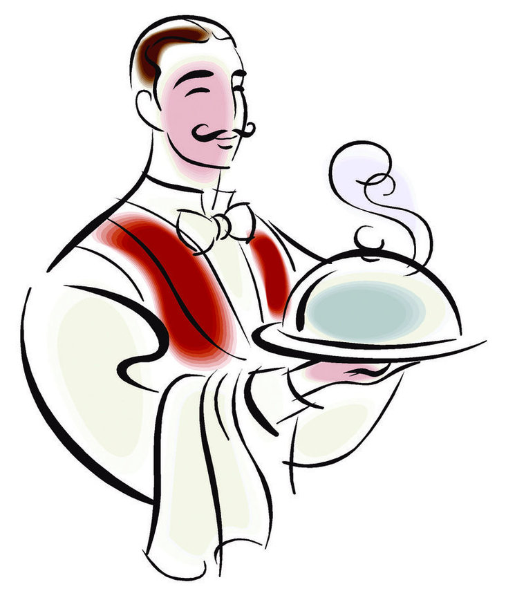 Waiter Clip Art - Waiter Clipart