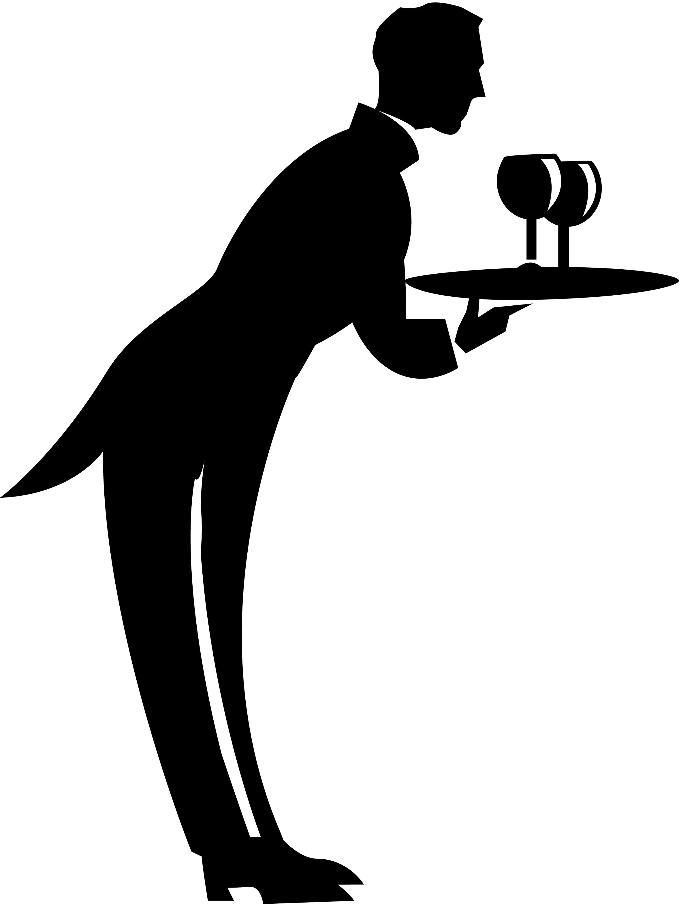 Waiter Clipart Png All The . - Waiter Clipart