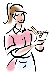Waitress Cartoon Clipart. Waitress 20clipart