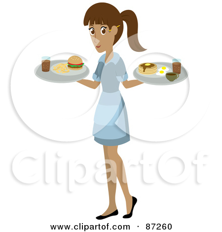 Waitress Clipart; Waitress Cl - Waitress Clipart