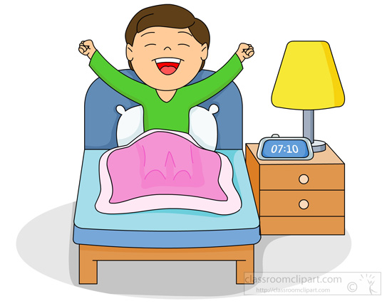 wake up clipart