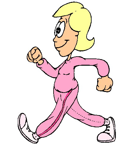 Funny Walking Clipart
