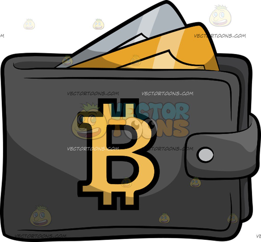 A Bitcoin Wallet - Wallet Clipart