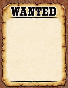 Wanted cliparts