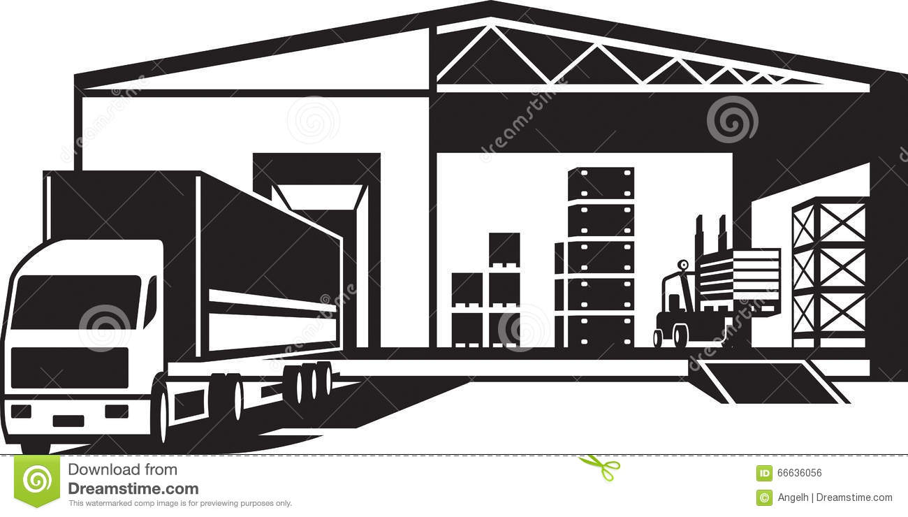 Truck Loaded Goods Warehouse Stock Illustrations u2013 11 Truck Loaded Goods  Warehouse Stock Illustrations, Vectors u0026 Clipart - Dreamstime