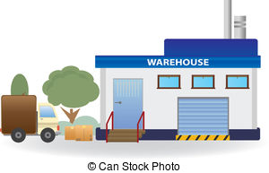 Warehouse. - Warehouse Clip Art