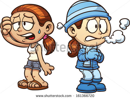 Warm And Cold Girls Clip Art ..
