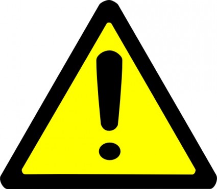 warning clipart - Caution Clipart